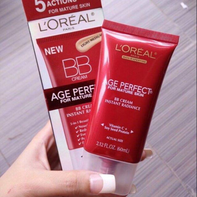 Kem Nền BB Cream Loreal AGE PERFECT INSTANT RADIANCE