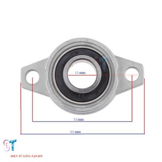 GỐI ĐỠ VÒNG BI DẠNG TRỤC NGANG FL002 15MM