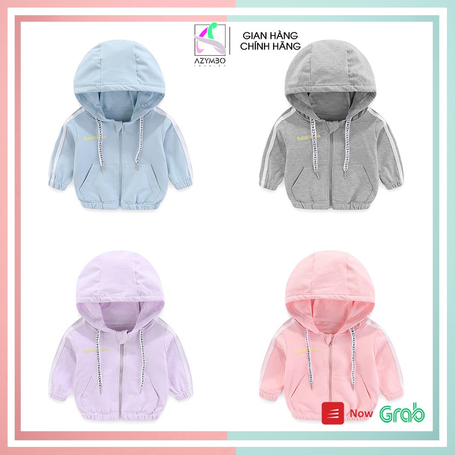 Áo Chống Nắng Cho Bé Line, Chất Nỉ Mềm Dịu, Thoải Mái - Azymbo - NLIN