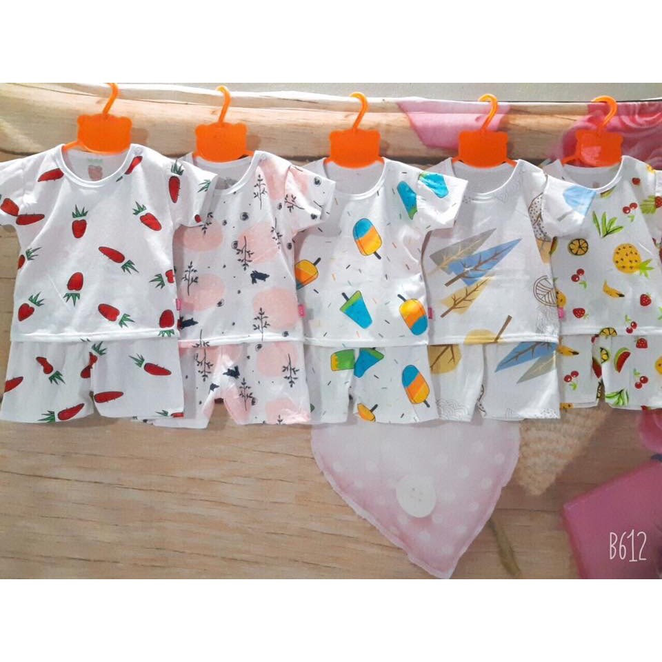 Bộ cotton cho bé từ 0-15 tháng (Có chọn mẫu)