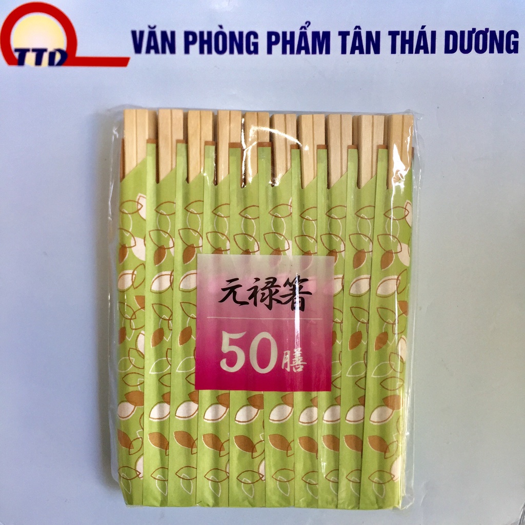 50 ĐÔI ĐŨA GỖ DÙNG 1 LẦN