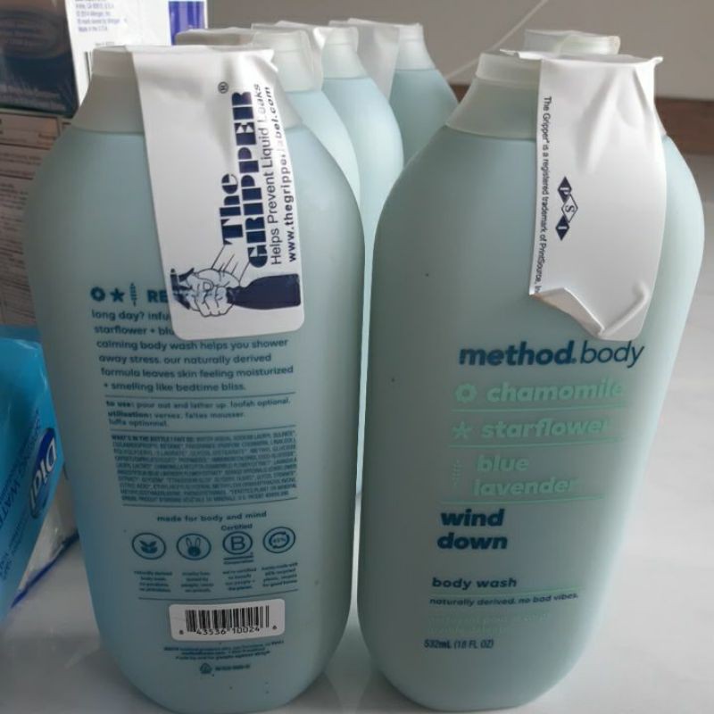 DẦU TẮM HIỆU METHOD BODY WASH 532ML MÙI WIND DOWN từ mỹ