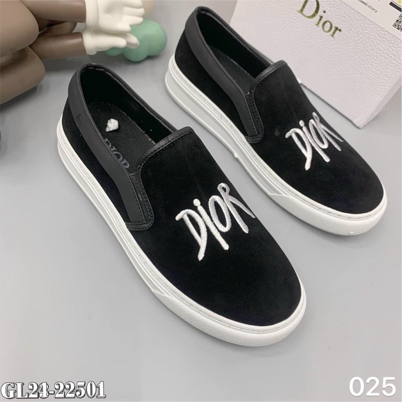 Giầy slip on dior , giầy lười da lộn  dành cho nam mẫu mới 2022