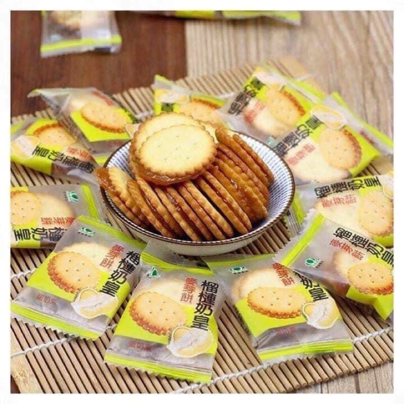 BÁNH QUY TRỨNG MUỐI ĐÀI LOAN VỊ SẦU RIÊNG 180gr | BigBuy360 - bigbuy360.vn