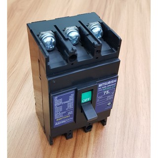 Aptomat Mitsubishi 3 pha 75A - Loại xác lớn