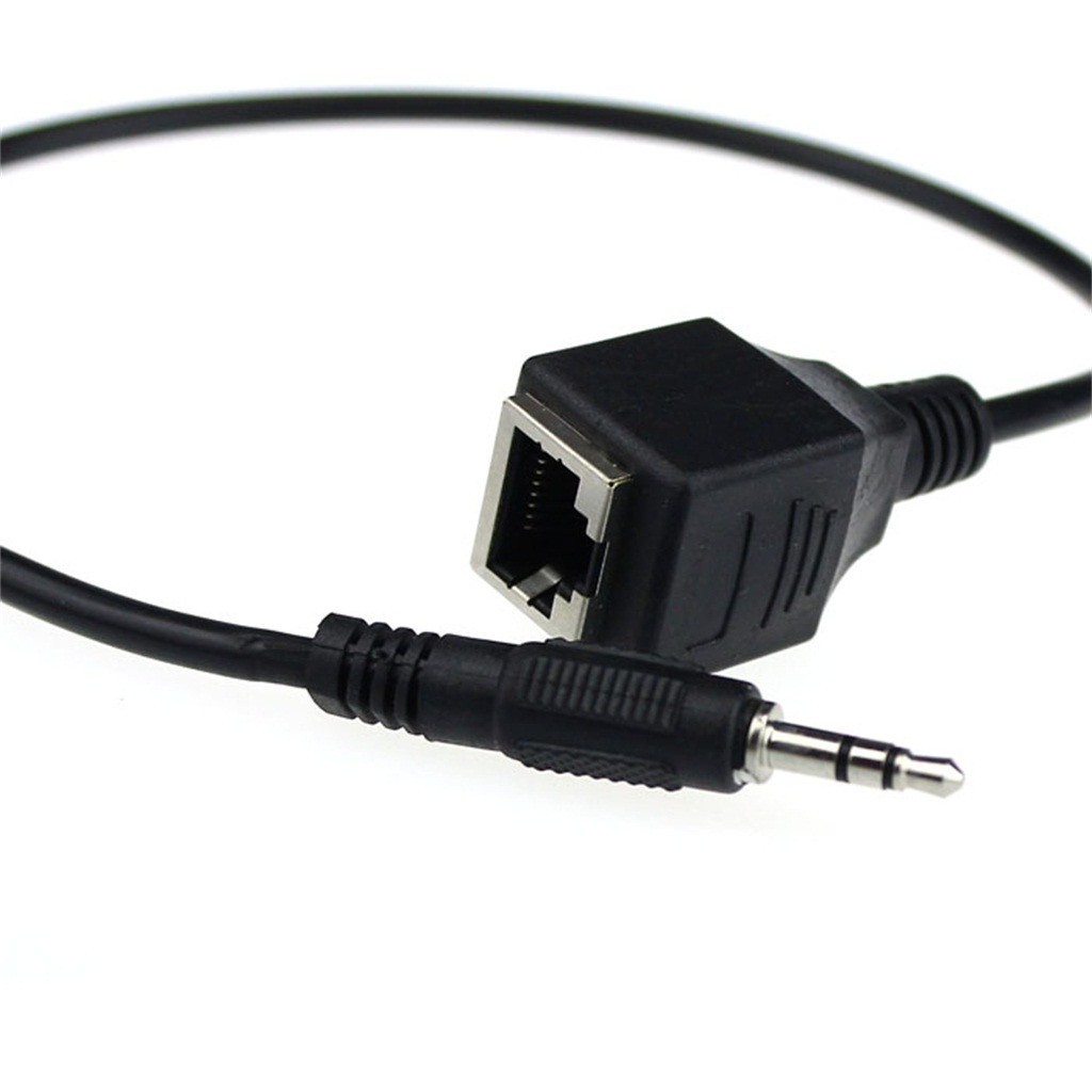 Dây Cáp Âm Thanh 3.5mm Đầu Đực Sang Rj45 Ethernet Lan
