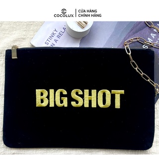Túi nhung big shot đựng mỹ phẩm
