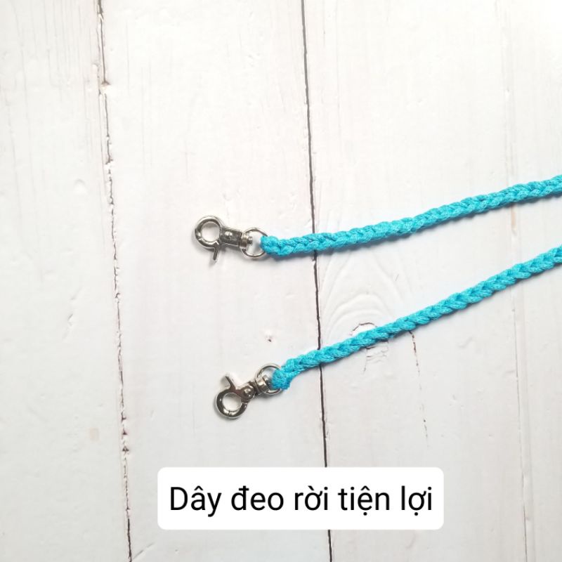 Túi Lưới Hot Trend Net Bag bằng len sợi handmade