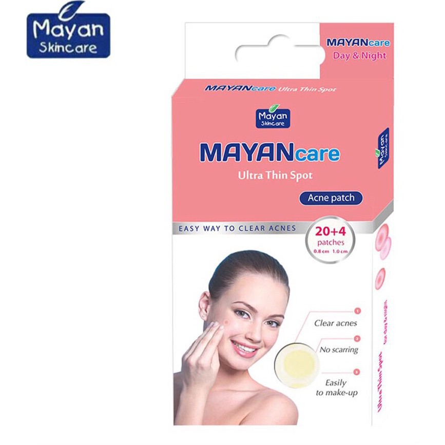 Miếng dán giảm mụn Myan, hiệu quả, an toàn tuyệt đối, hộp 20 miếng - Soleil shop