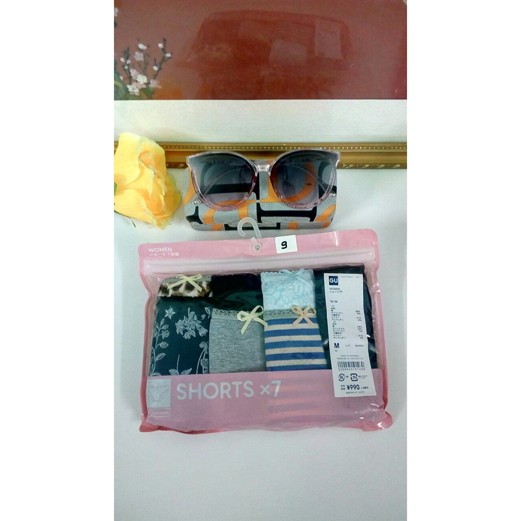 Set 7 quần lót GU hàng xách tay Nhật | BigBuy360 - bigbuy360.vn