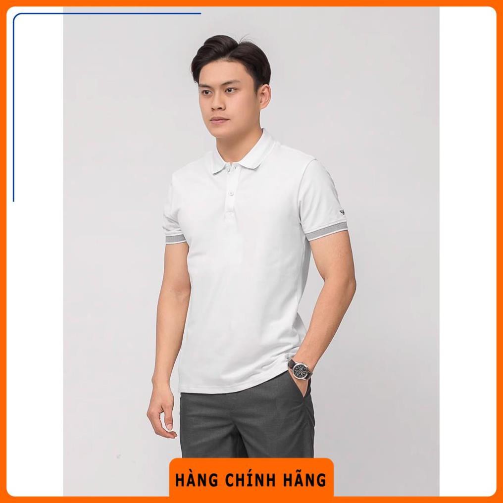 Áo polo nam Aristino APS057S9 (Trắng 6)