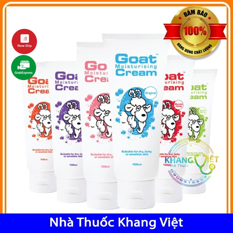 Kem dưỡng ẩm sữa dê Úc Goat Moisturising Cream The Goat Skincare 100ml