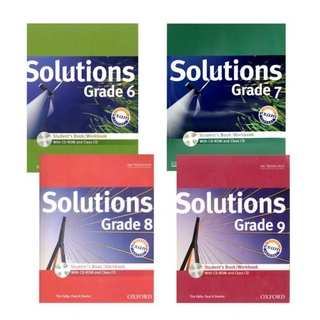 Hot - bản đẹp - combo 4 cuốn solutions grade 6, 7, 8, 9