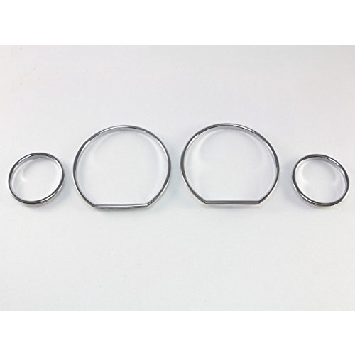 Chrome Đồng Hồ Đo Tốc Độ Mặt Số Vòng Nhạc Cụ Bảng Điều Khiển Vòng Phù Hợp Với Xe BMW E36 3 Series 92