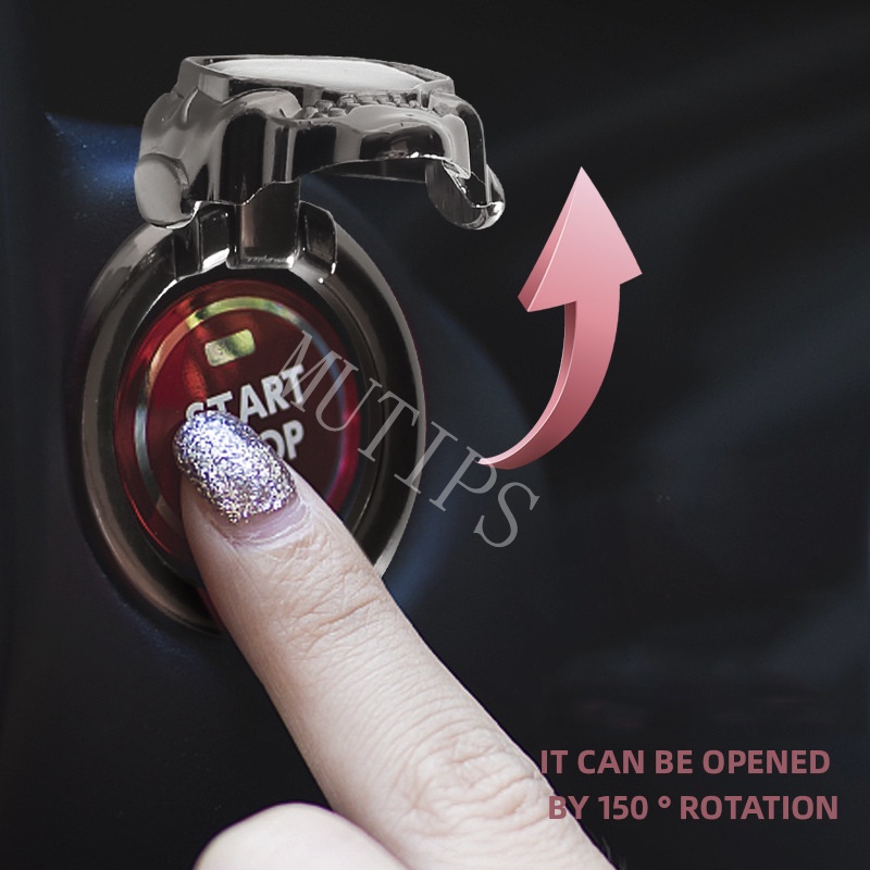 Vỏ Bọc Nút Khởi Động Xe Hơi Mitsubishi Honda Toyota Ford Bằng Hợp Kim Kẽm