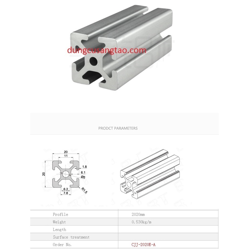 Nhôm định hình 2020