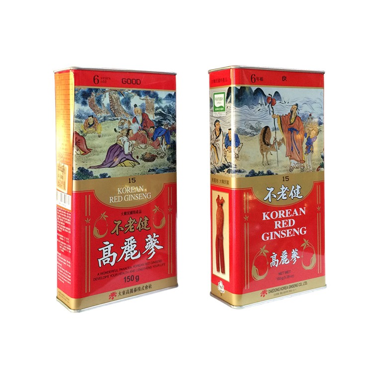 Hồng Sâm 6 năm tuổi Hàn Quốc củ khô 75g, 150g, 300g, 600g