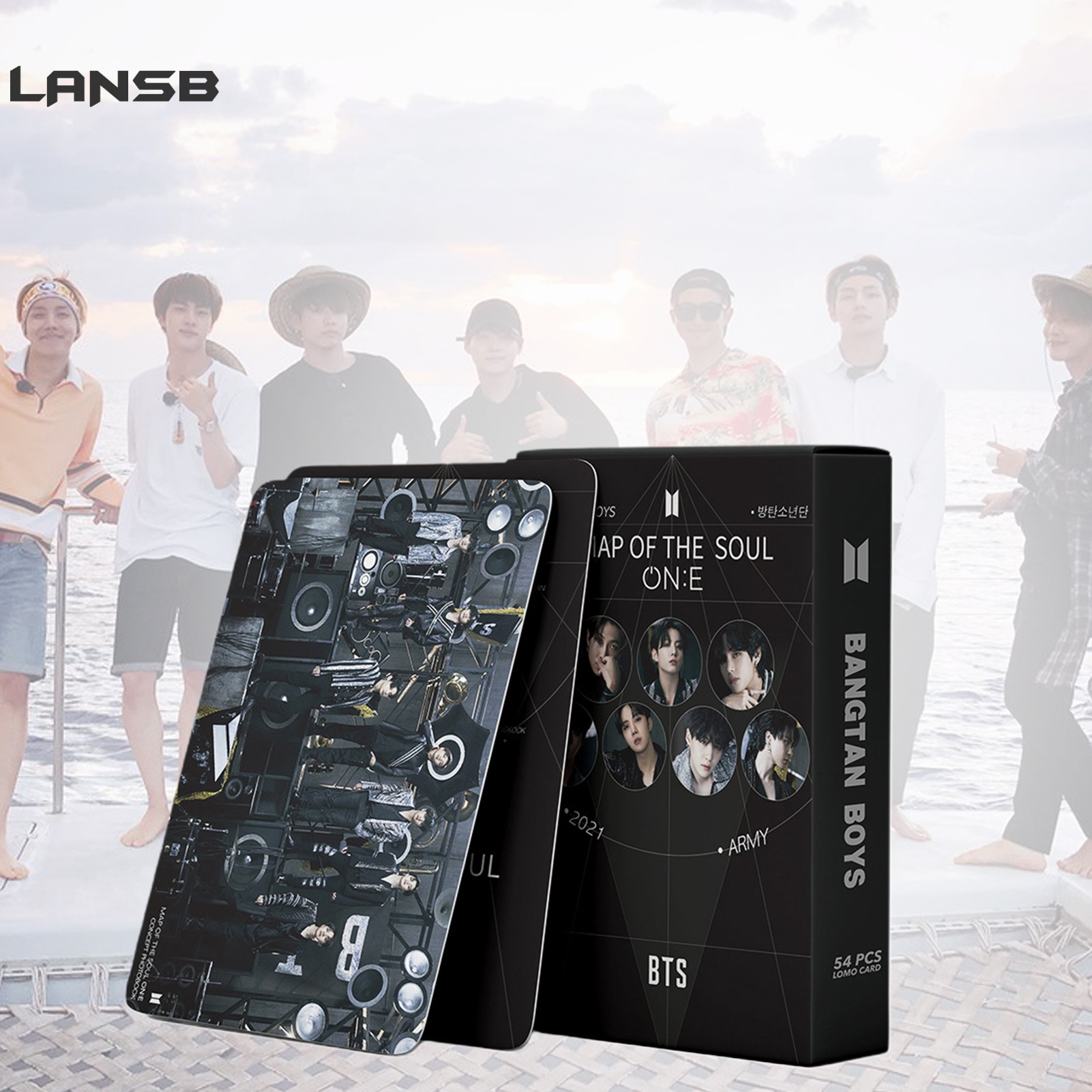 So Online Bookstore BTS Design Album Card Kpop Idol Figure Lomo Card Collection Supplies for Shop