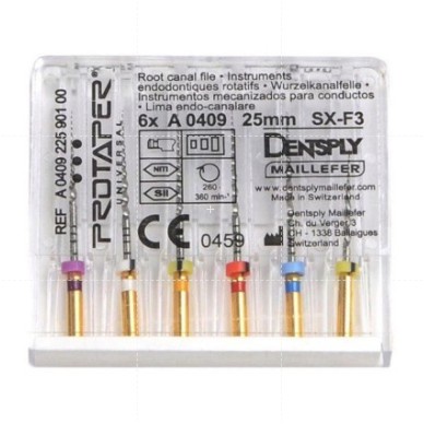 Tệp Quay ProTaper Dentsply Niti SX-F3 25MM
