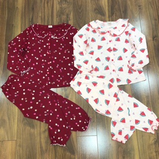 Bộ cotton bé gái pijama