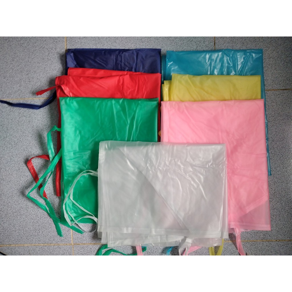 Tạp dề nhựa chống nước - Tạp dề màu xanh biển
