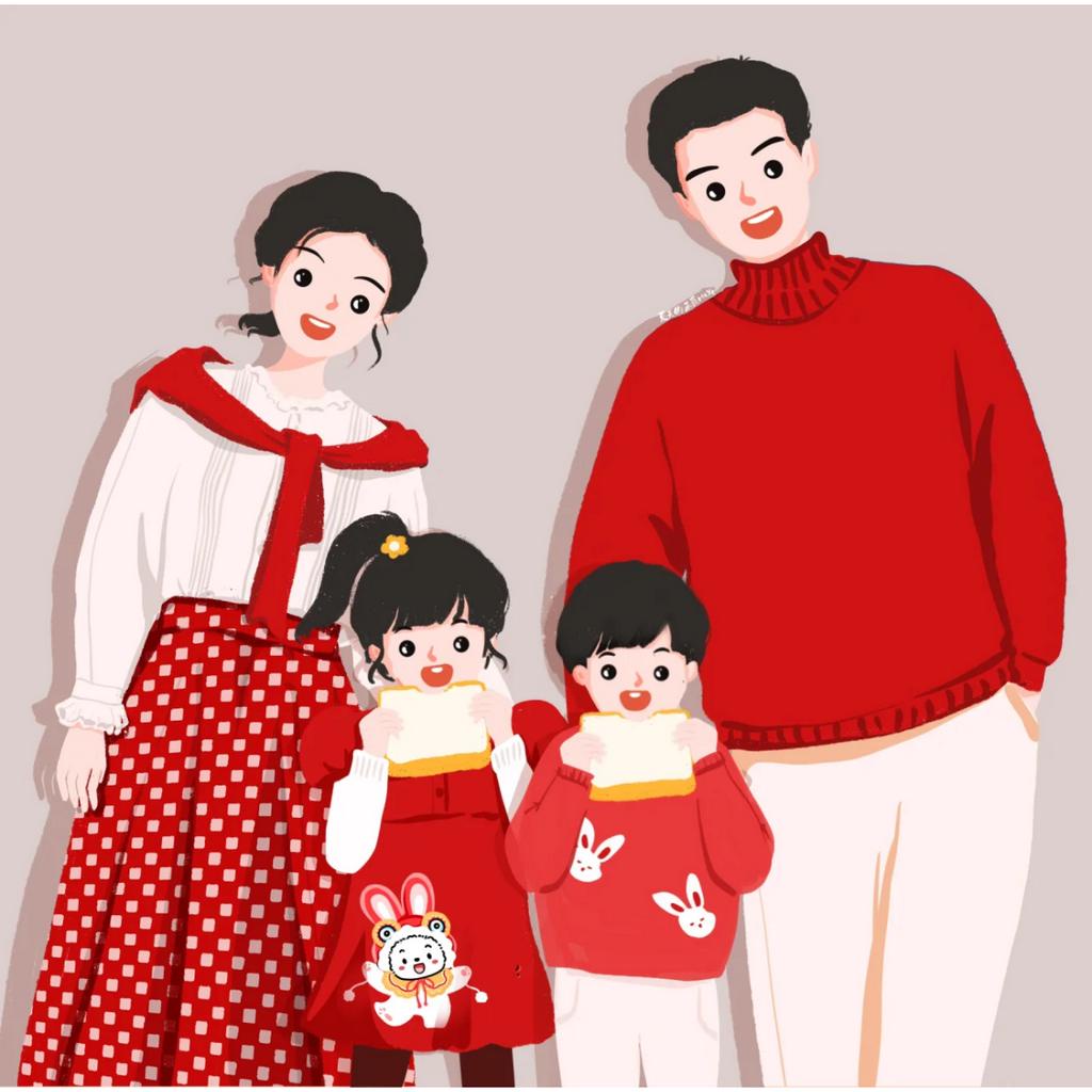 Tranh số hóa, tranh tô màu theo số Gia Đình, Tình yêu couple… tranh căng khung 20x20cm vải canvas dành cho bé dùng trang