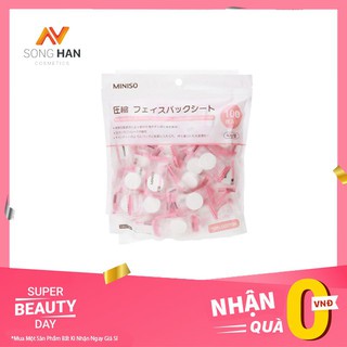 [Mỹ Phẩm] Mặt Nạ Viên Nén Miniso 100 Viên SH7B15 Xuất Xứ Nhật Bản - Cao Cấp