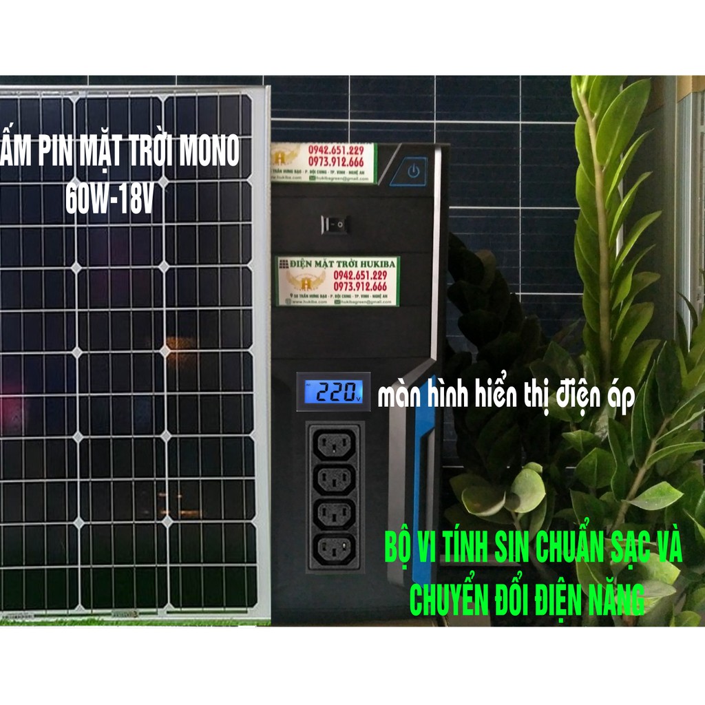 MÁY PHÁT ĐIỆN NĂNG LƯỢNG MẶT TRỜI 600W, Siêu bền