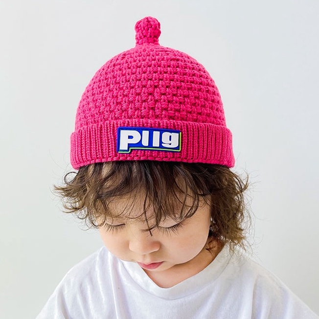 Mũ Len Dệt Kim Siêu Mỏng Thời Trang Mùa Thu Đông Dễ Thương Dành Cho Trẻ Nhỏ