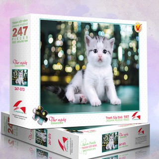 Tranh xếp hình 247 mảnh - Thơ ngây
