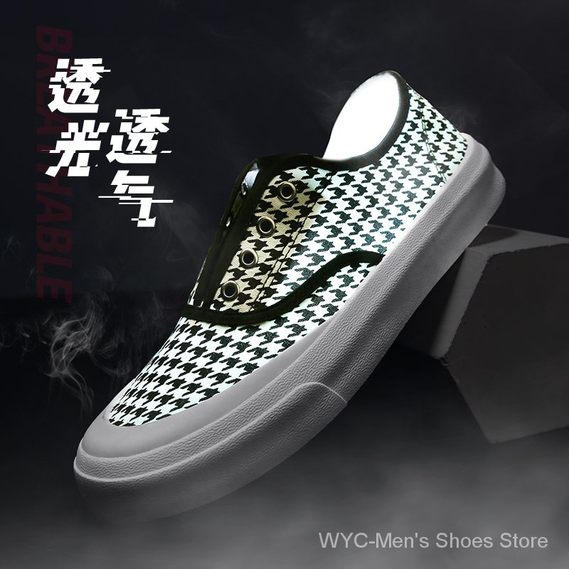Giày lười vải canvas thời trang mùa hè cho nam 328