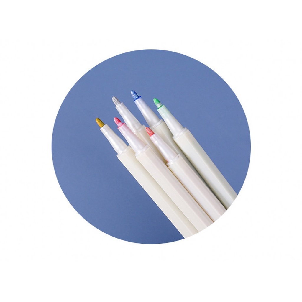 Bút lông kim loại 12 màu dùng trang trí album ảnh / thẻ thủ công diy