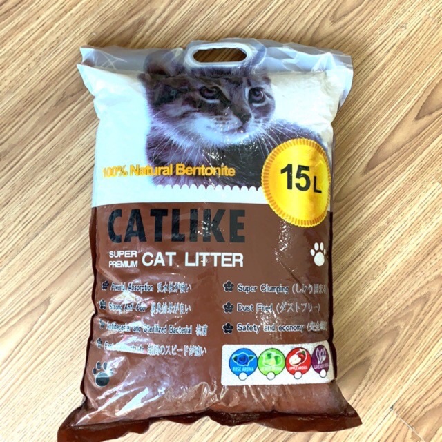 Cát vệ sinh cho mèo - CatLike 15lit mùi cafe giá siêu rẻ
