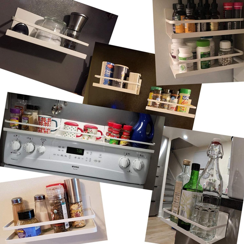 Kệ Nam Châm Mạnh Đựng Lọ Gia Vị Cho Nhà Bếp