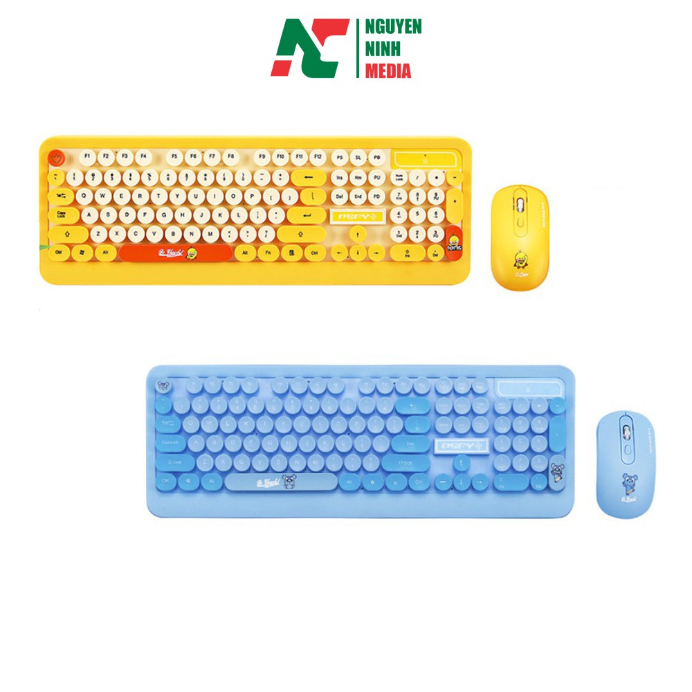 Combo Bàn Phím và Chuột Không Dây Siêu Dễ Thương FORDER LK586