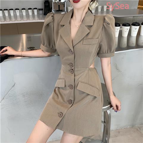 Đầm nữ dáng chữ A phong cách thời trang văn phòng Hàn Quốc | BigBuy360 - bigbuy360.vn