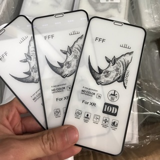 Dán Kính Cường Lực FULL Màn Tê Giác Mọc Sừng ( IPHONE ĐỜI CAO )