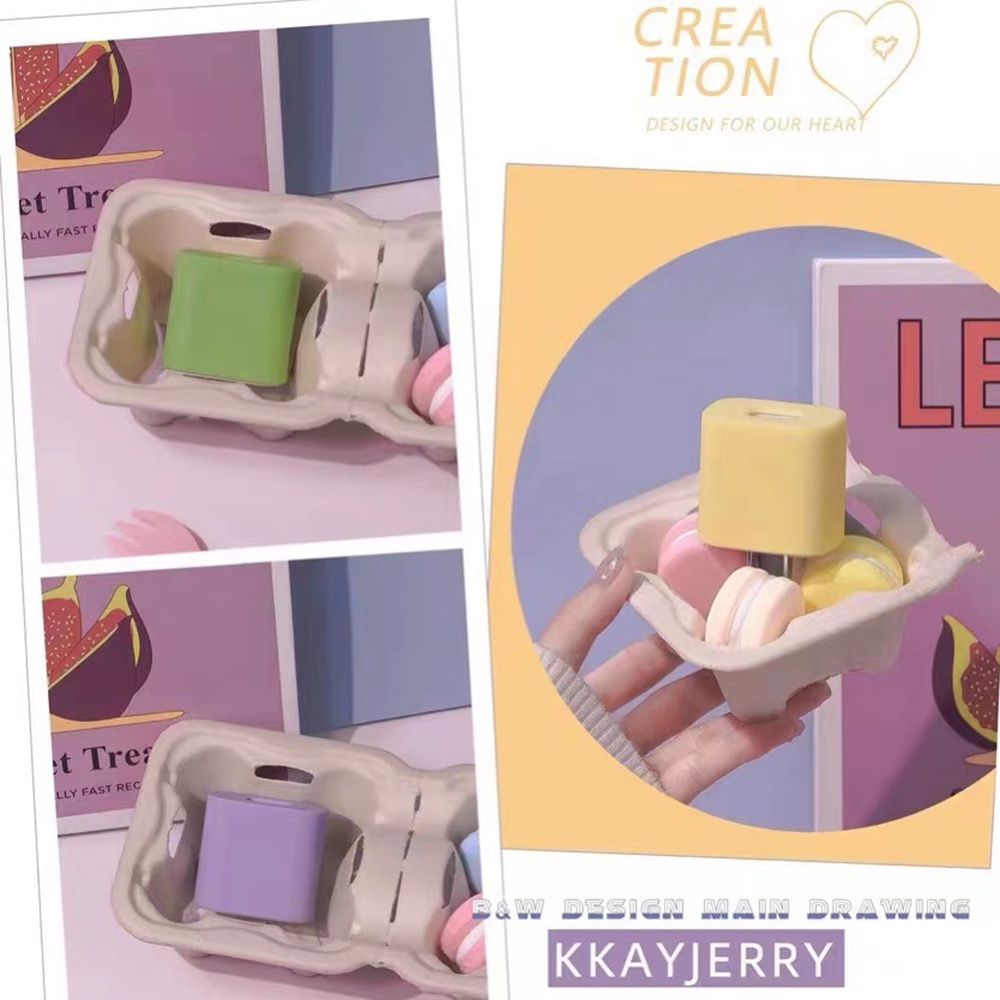 Vỏ Silicon Bảo Vệ Cáp Sạc Nhanh Màu Macaron Thời Trang 18W 20W Cho iPhone