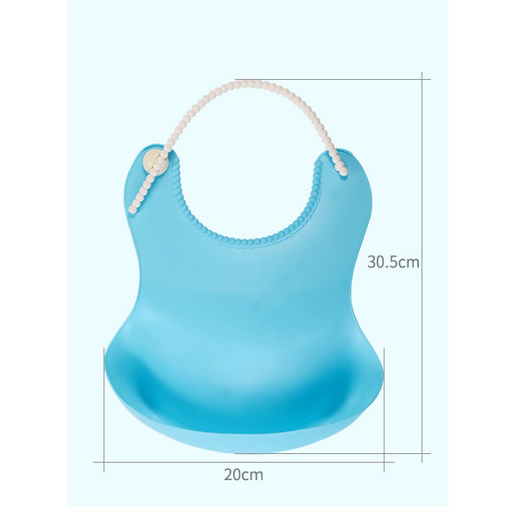 Yếm Ăn Dặm Silicon Có Máng Cho Bé Ăn Dặm Ngon Miệng – Dumi Shop