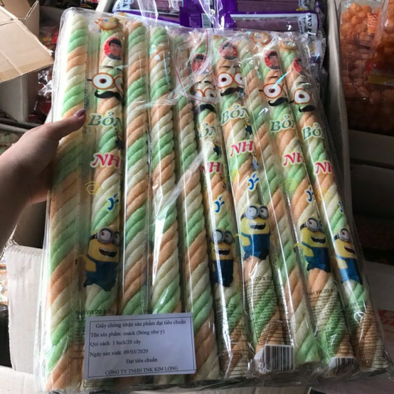 Bịch 20 cây bỏng xoắn như ý