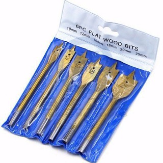 Bộ 6 mũi khoan khoét gỗ đuôi cá chuyên dụng
