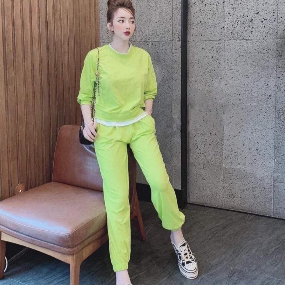 Đồ Bộ Nữ FOUR331 Đồ Bộ Thu Đông Chất Cotton Cao cấp 4 Màu Size 40KG - 80KG | BigBuy360 - bigbuy360.vn