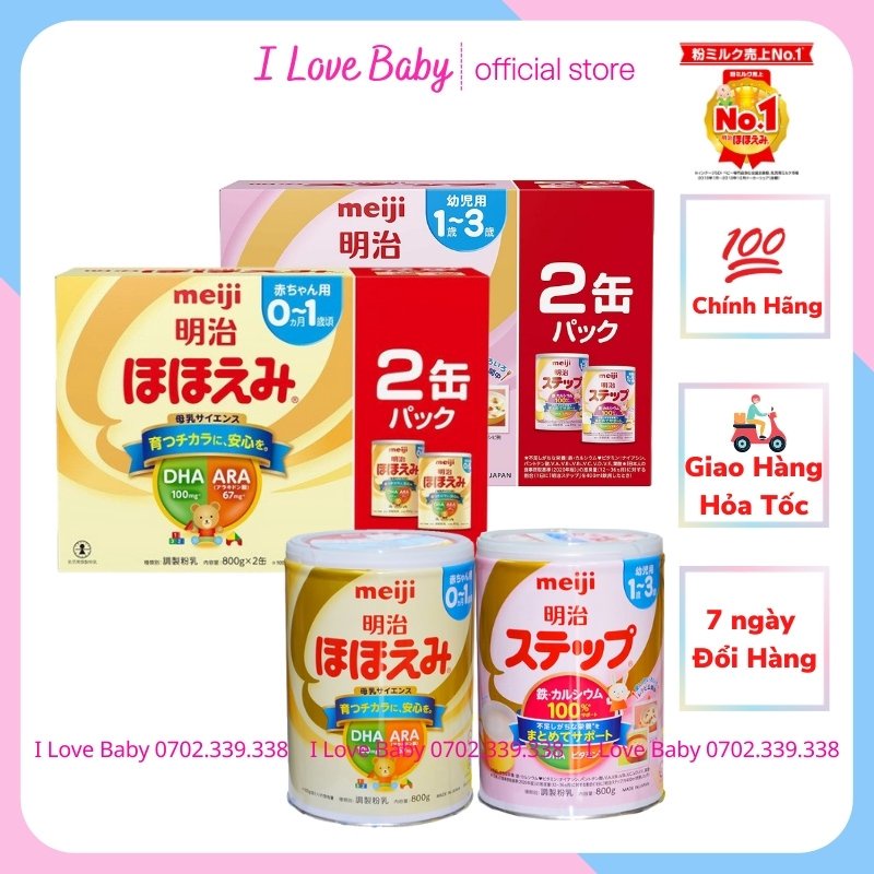 Sữa Meiji Nội Địa số 0 và số 9 (800gr) -Date 2022