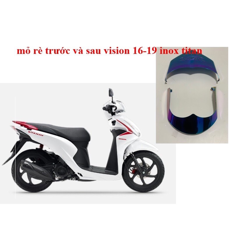 Bộ mỏ trước sau titan 7 màu vision 2014-2020 cực đẹp