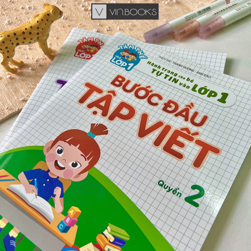 Sách - Bước Đầu Tập Viết - Combo 2 Quyển - Hành Trang Cho Bé Tự Tin Vào Lớp 1