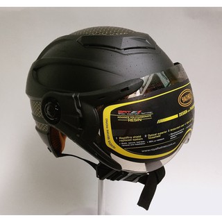 Mũ bảo hiểm Napoli cao cấp 106 đen size L (56-58 cm)