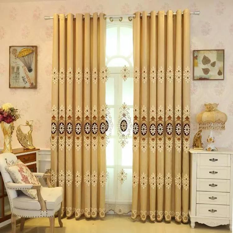 RÈM THÊU CAO CẤP HOA VĂN CHÂU ÂU (1x2.7m, 2x2.7m)