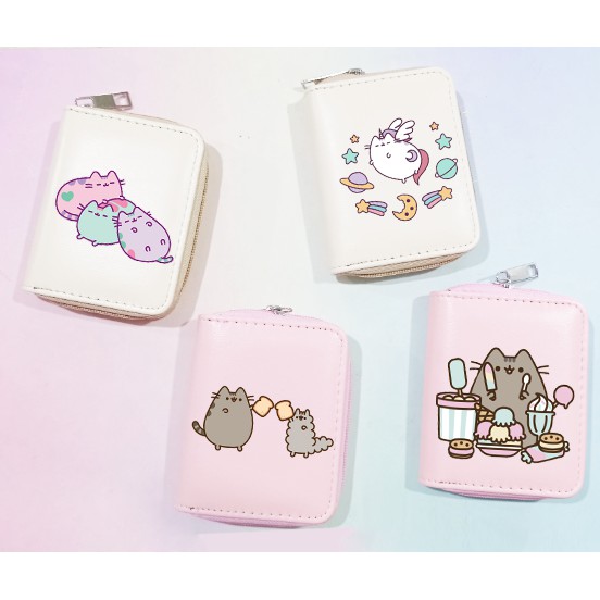 Ví pusheen VNI15 ví ngắn cute bóp dễ thương idol kpop army thần tượng hoạt hình