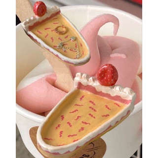 Khay đất sét hình bánh, khay đựng mỹ phẩm, trang sức, móc khoá,… | Clay tray, Trinket tray