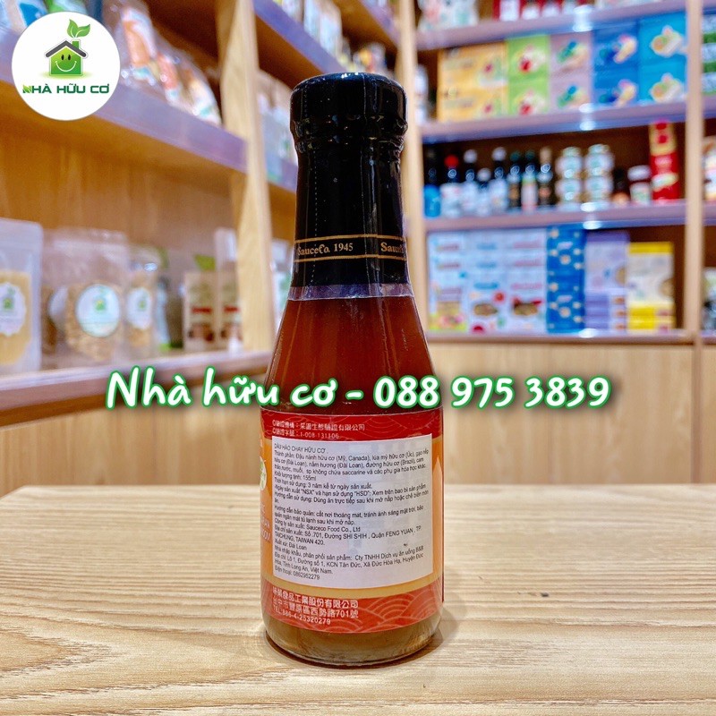 Dầu hào chay hữu cơ từ nấm Sauceco - Date: 2025